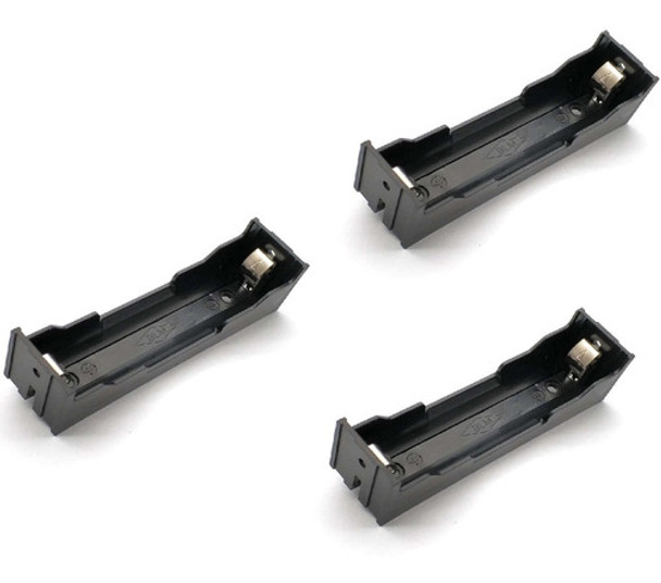 Lote 3 Holder Porta Pila 18650 Litio 1s 3.7v De Soldar  Emn 0 Lote 3 Holder Porta Pila 18650 Litio 1s 3.7v De Soldar  Emn 0