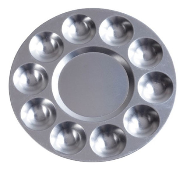 Paleta De Pintor Flor Aluminio 10 Cavidades Serviciopapelero 0