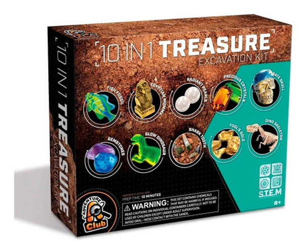 Kit De Excavación De Tesoros - Set De Ciencia -vamos A Jugar 0 Kit De Excavación De Tesoros - Set De Ciencia -vamos A Jugar 0