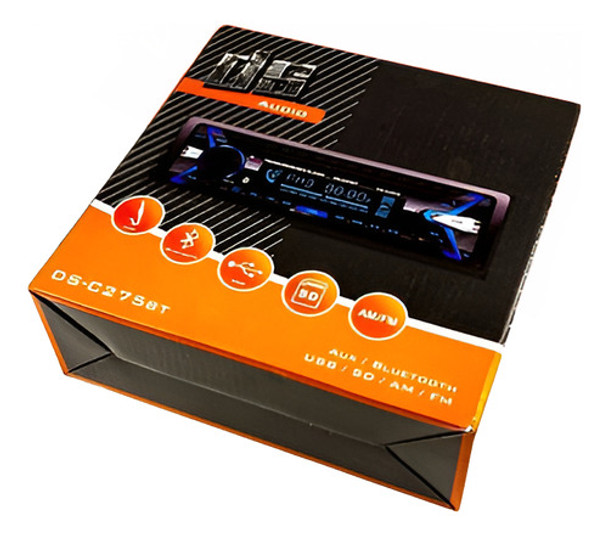 Radio Auto Ds Instalada Bluetooth Usb Frente Estuche Control 0