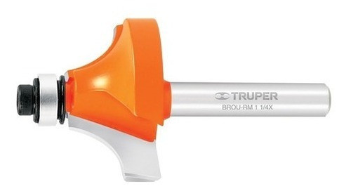 Fresa Para Router Redondeadora De Orilla 1-1/4 Truper 0