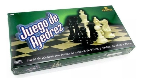 Juego Ajedrez Piezas Plastico Bisonte Casa Valente 0