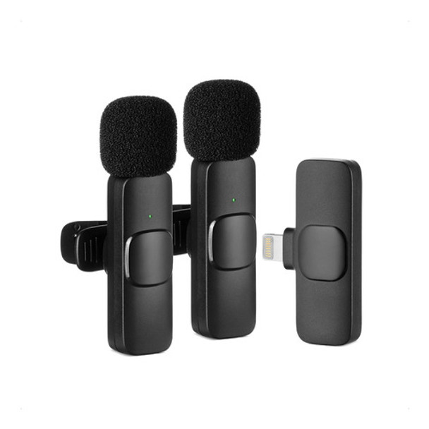 Microfono Inalambrico Para iPhone De Solapa Con Clip 0