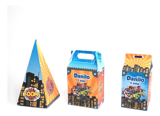 Personalizados Vingadores, Caixinhas Personalizadas 0