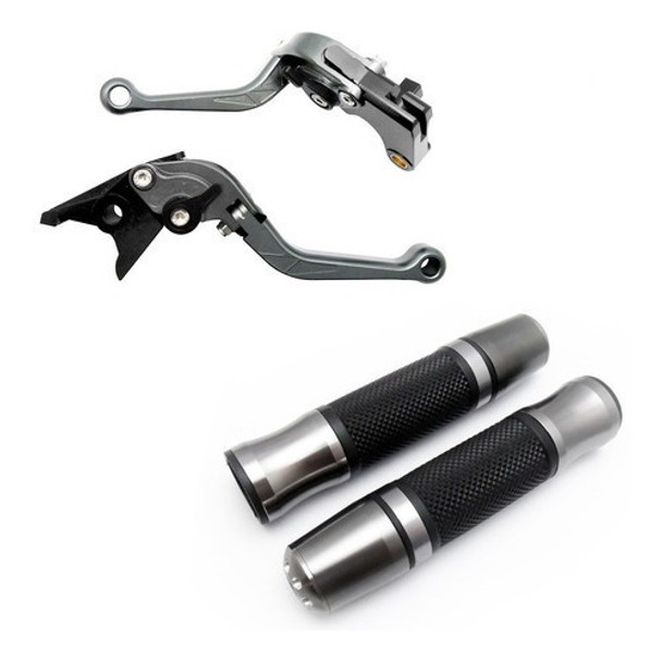 Levas Rebatibles Puño Y Contrapesas Suzuki Gsxr 600 Mk Motos 0