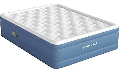 Colchón Simmons Rest Air Bed, Tamaño Queen De 17  , Azul 0