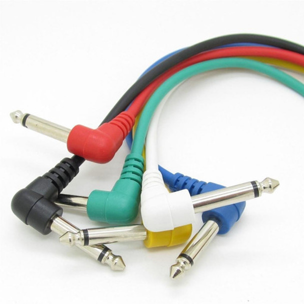 Pack X 6 Cables Interpedal 30cm Plug Para Pedal Musica 0 Pack X 6 Cables Interpedal 30cm Plug Para Pedal Musica 0