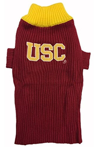 Mascotas Perro Primera Universidad Usc Troyanos Vneck Suete 0
