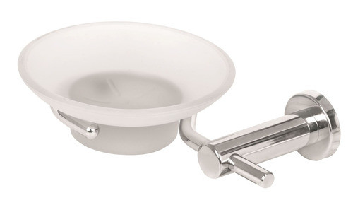 Jabonera De Vidrio Ccon Soporte Cromado Foset-element 0