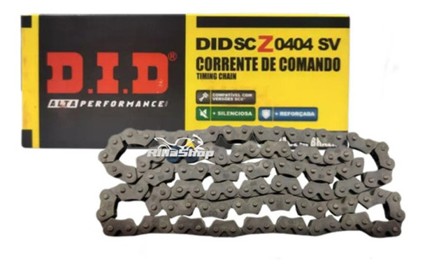 Corrente Comando Did Scz 404 104 L Fazer250 Lander250 Crf230 0