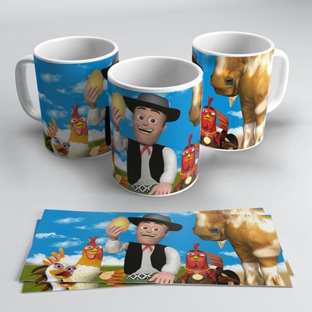 Taza Plastica Sublimada La Granja De Zenon #491 0 Taza Plastica Sublimada La Granja De Zenon #491 0