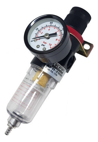 Filtro Regulador De Pressão 1/4 Profissional Compressor Ar 0