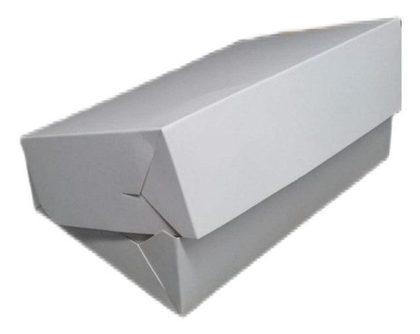 Caja Alfajor Cartulina 22x15x6.5 Blanca 0