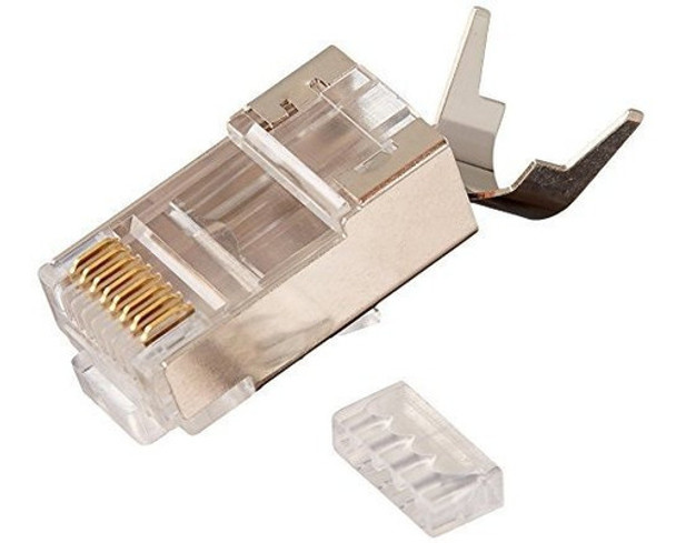 Platinum Tools 106190 Rj45 Cat6a Conector Blindado De 10 Gig 0