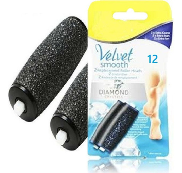 12 Repuesto Rodillo Exfoliante Pédico Pulidor Pies Saca Dure 0 12 Repuesto Rodillo Exfoliante Pédico Pulidor Pies Saca Dure 0