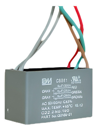 El Motor Arranca Cbb61 Capacitores Sh 5uf, 5uf + 5uf 250vac 0