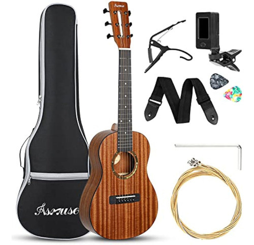 Asmuse Guitarra Acústica De 30 Pulgadas, Kit De 0