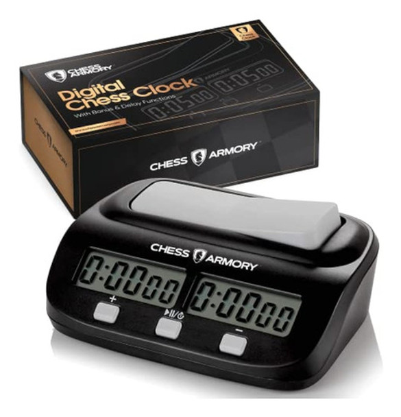 Chess Armory Reloj Digital De Ajedrez - 0