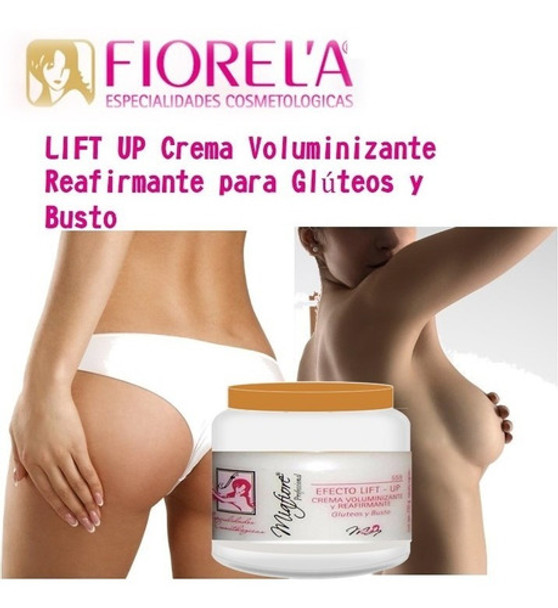 Crema Efecto Push Up Fiorela Agranda Aumenta Busto Glúteos 0