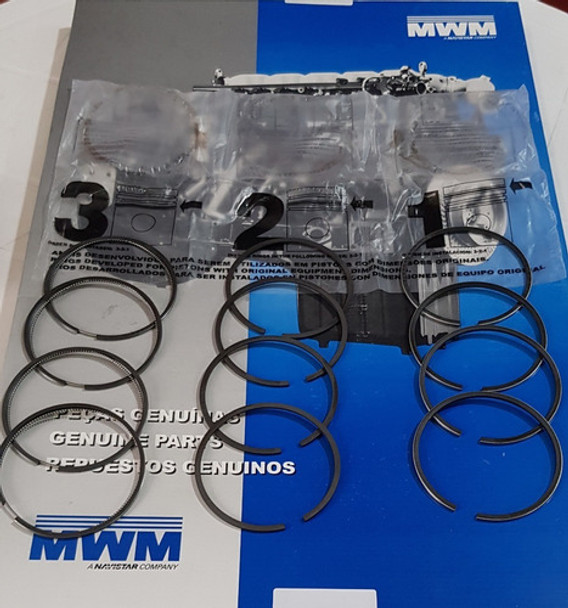 Juego De Aros Mwm 4.10 6.10 T/tca 103 Mm Ford Vw Volvo 0