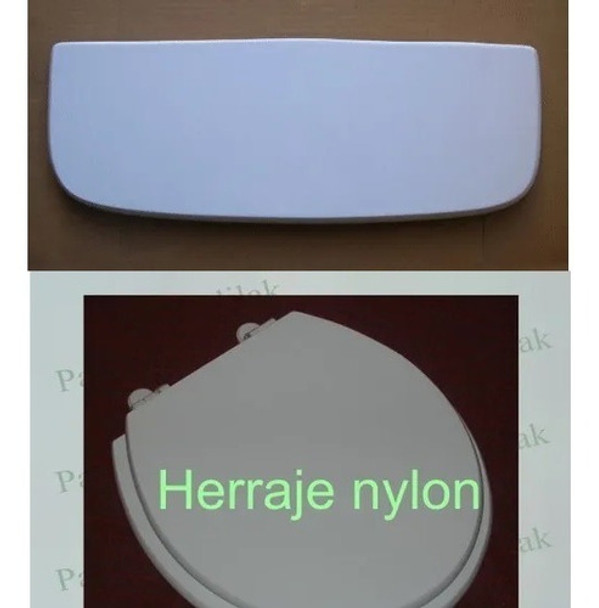 Tapa Mochila Y Tapa De Inodoro Ferum Andina Madera Blanca Hb 0