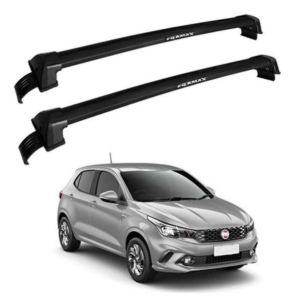 Barras De Techo Eqmax New Wave Fiat Argo 2017+ Negro 0