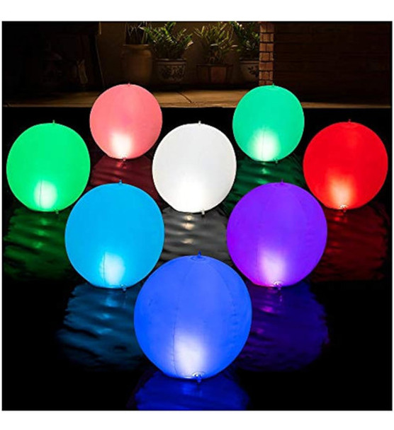 Hapikay Luces Solares Flotantes Para Piscina - Paquete De 2 0