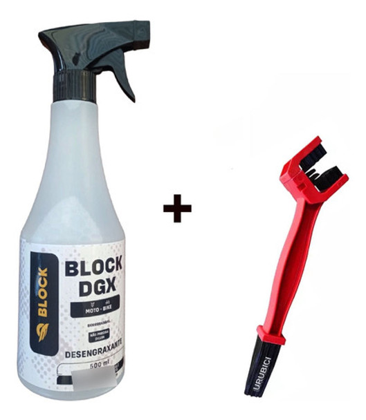 Desengrasante Block Para Bicicletas- Moto  500ml + Cepillo. 0