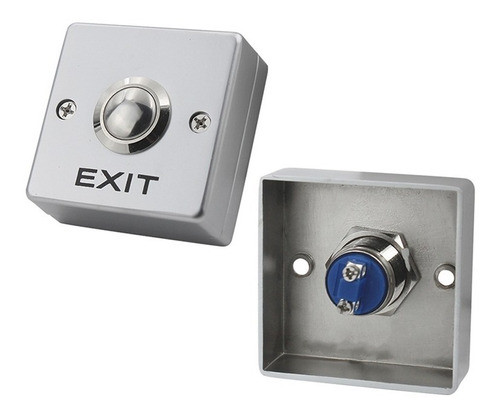 Boton De Salida Metal Matko Seguridad 0