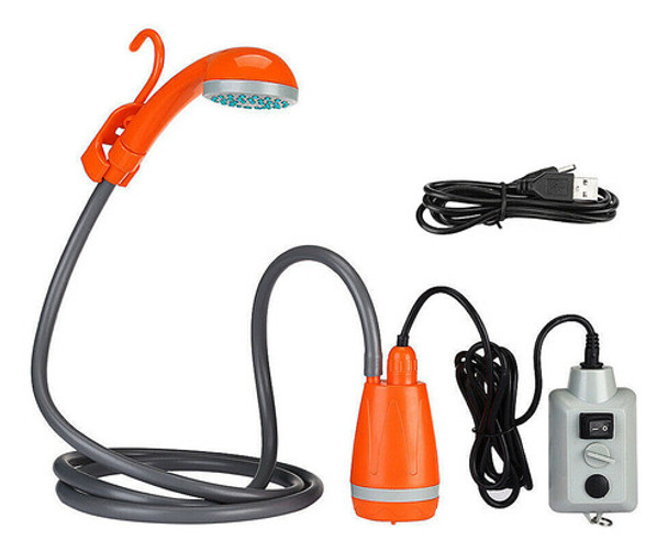 Kit De Viagem Para Chuveiro De Carro Com Carregador Usb 0