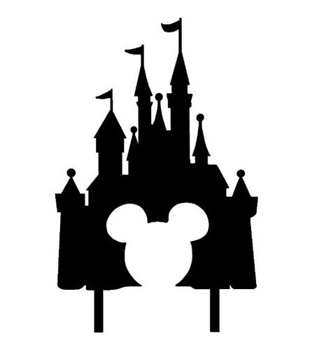 Cake Topper Adorno Torta - Castillo Disney 0