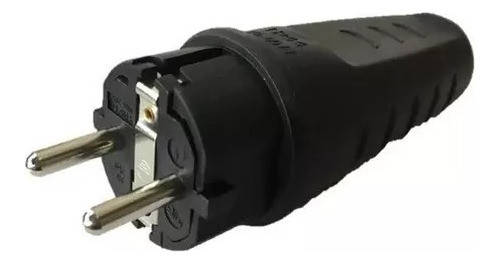 Ficha Macho Schuko Goma 16 Amp 0