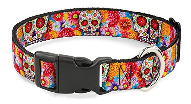 Collar De Clip De Plastico Con Hebilla Hacia Abajo - Calave 0