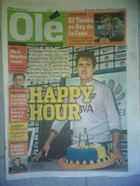 Diario Ole 5 Mayo 2017 Godoy Cruz 1 Libertad 1 / B Schelotto 0