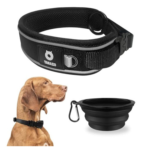 Tanazo Collar Para Perro, Ajustable De Tela 0