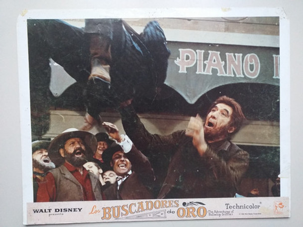Los Buscadores De Oro - 3 Lobby Cards Cine Disney 1966 * 0