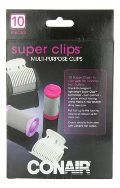 Conair Hot Roller Super Clips, Blanco 0 Conair Hot Roller Super Clips, Blanco 0
