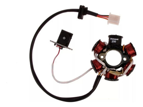 Estator 6 Polos Mondial Rv 125 Pietcard 250 0 Estator 6 Polos Mondial Rv 125 Pietcard 250 0