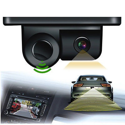 2-en-1 Lcd De Coches Suv Revertir Aparcamiento Radar Sensor 0