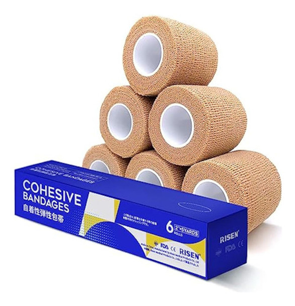 Vendaje Cohesivo De 2 Pulgadas X 5 Yardas, 6 0