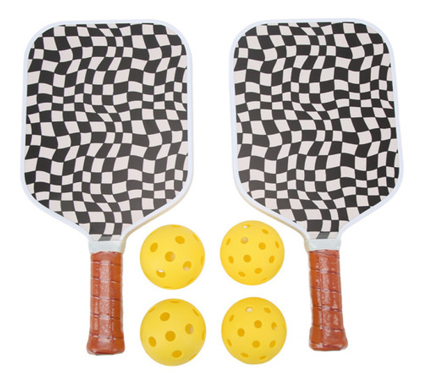 Conjunto De Equipamentos De Raquetes Pickleball Core Glass F 0
