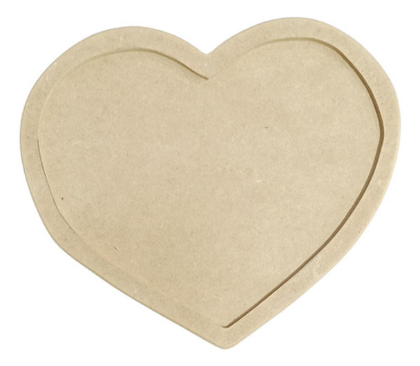 Figura Mdf Calada: Corazón 27 X 23  Cm. Bs As Mosaicos 0 Figura Mdf Calada: Corazón 27 X 23  Cm. Bs As Mosaicos 0