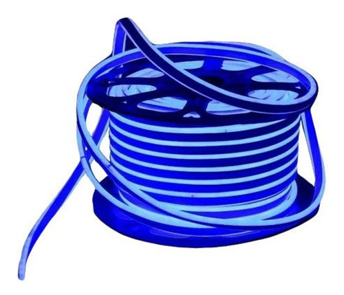 Cinta Luz Led Continua Neon Flexible 12v X Metro Azul A230 0