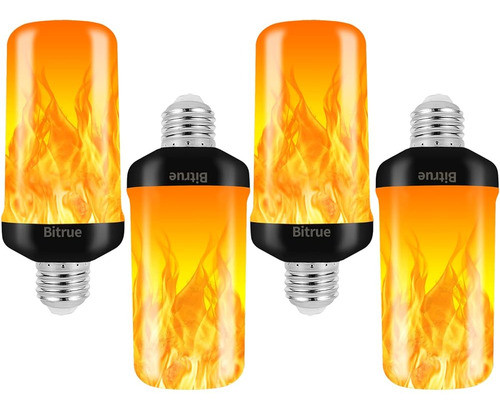 Bombilla De Luz De Efecto De Llama Led Bitrue, Bombillas De 0