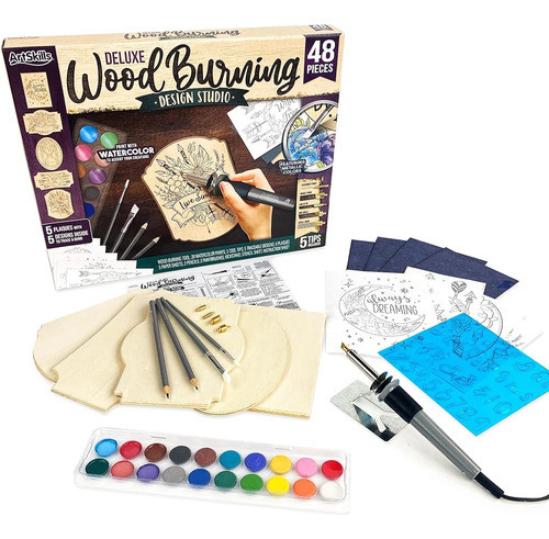 Artskills Wood Burning Kit Para Principiantes - Deluxe Pyrog 0
