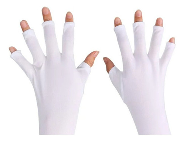 Guantes Protectores Rayos Uv Manicura Uñas Semi Esculpidas 0 Guantes Protectores Rayos Uv Manicura Uñas Semi Esculpidas 0