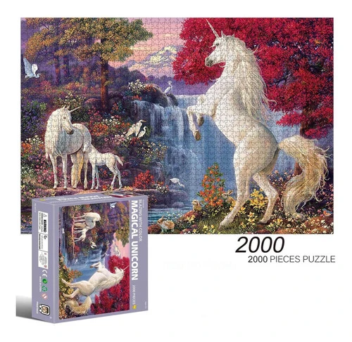 Puzzle Unicornios 2000 Pcs 0