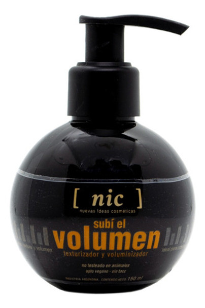 Nic Subí El Volumen Crema Peinar Vegana Cabello 150ml 6c 0