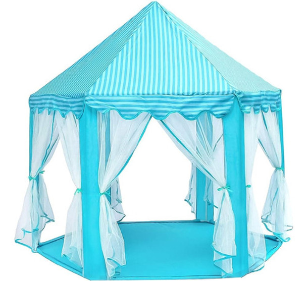 Sutekus Play Tent Girl's Dream Castle Hexagon Princess Tent 0