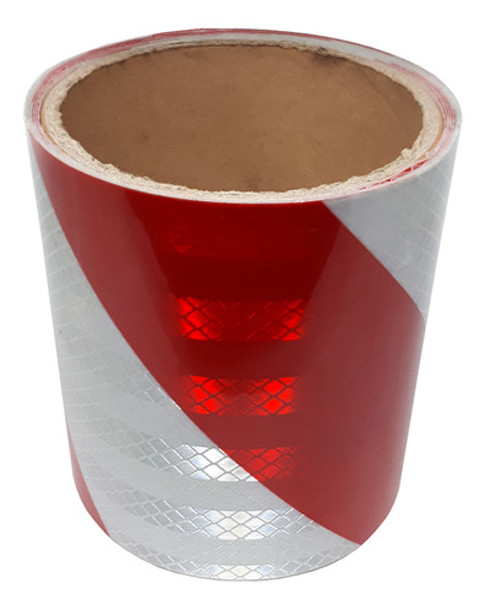 Cinta Reflectiva Univ. 10cmx2m Rojo/blanco 0